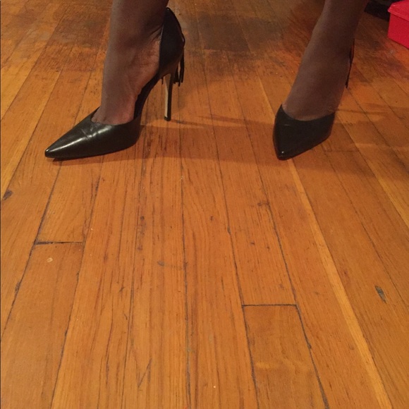 "Not Cha Momma' s" Black heels 😂TOPSHOP - Picture 5 of 7